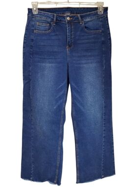 Sidefeel Jeans Dark Wash Size 18 Short Barrel Leg Office Siren Casual Business